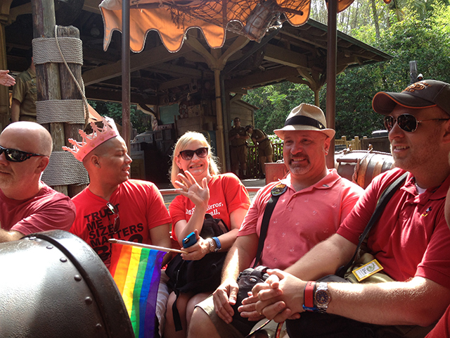 Gay Days at Disney World - Red Shirts