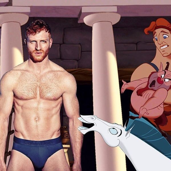 Male Models Combined with Disney Classics.