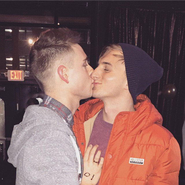 Lucas and Matthew make out. (Photo: Instagram)